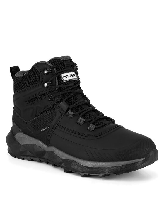 Hunter Hunter Trzewiki EVERGREEN GEO SNOW HIKER WP Szary