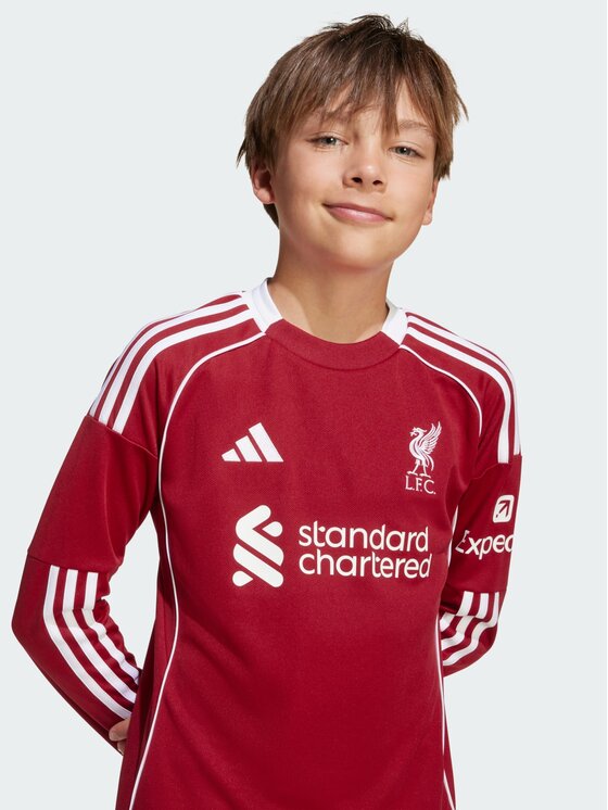 adidas adidas Koszulka techniczna Liverpool FC 25/26 Long Sleeve Home Jersey Czerwony Regular Fit