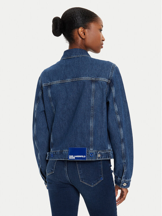 Karl Lagerfeld Jeans Karl Lagerfeld Jeans Kurtka jeansowa 240J1404 Niebieski Regular Fit