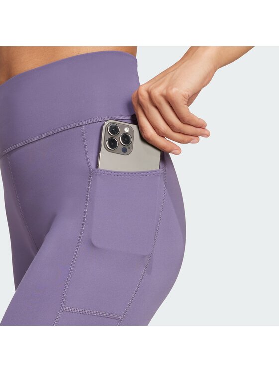 adidas adidas Legginsy 133127 Fioletowy Fitted Fit