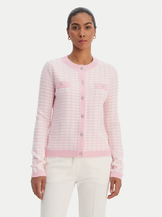 Morgan Morgan Cardigan 251-MORESA Rosa Slim Fit