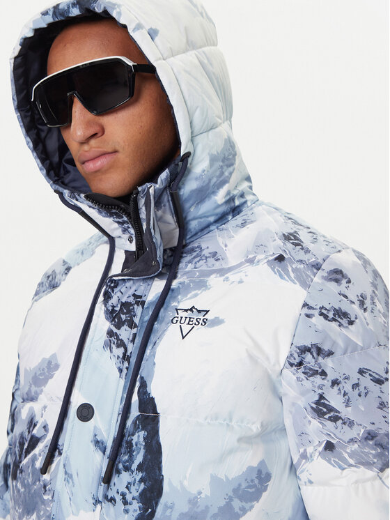 Guess Guess Пухено яке M5BL0O W3282 Син Regular Fit