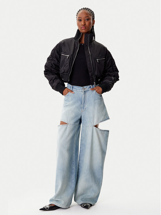 PINKO PINKO Μπόμπερ μπουφάν 105339 A2OI Μαύρο Regular Fit