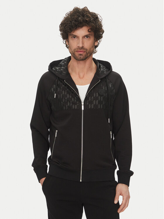KARL LAGERFELD KARL LAGERFELD Mikina 705022 552901 Černá Regular Fit
