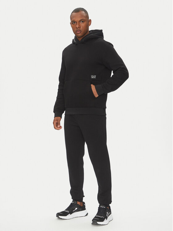 EA7 Emporio Armani EA7 Emporio Armani Mikina 7M000141 AF13538 UC001 Černá Regular Fit