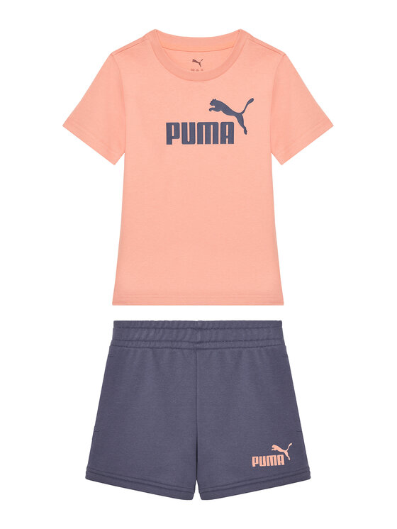 Puma Puma Súprava Tričko a šortky Ess 686307 Ružová Regular Fit