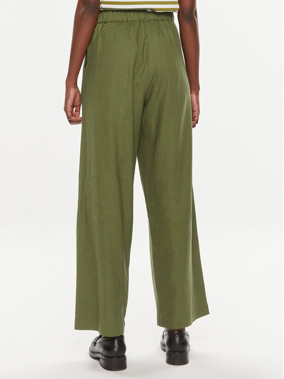 Tamaris Apparel Tamaris Apparel Spodnie materiałowe Cognin TAW0569 Zielony Relaxed Fit