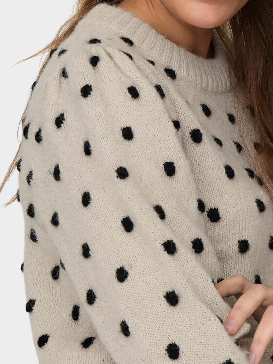 JDY JDY Pullover 15304813 Écru Regular Fit