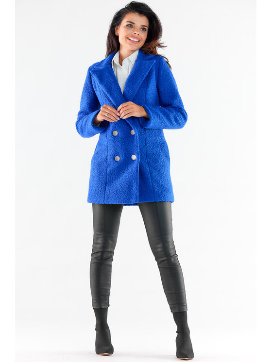 Awama Awama Kabát A546 Modrá Basic Fit