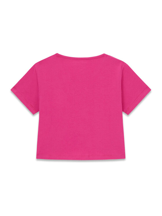 Guess Guess T-Shirt J6GI10 K6YW4 Tmavě růžová Relaxed Fit