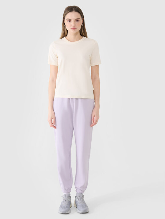 4F 4F T-Shirt EASY WEAR Biały Regular Fit
