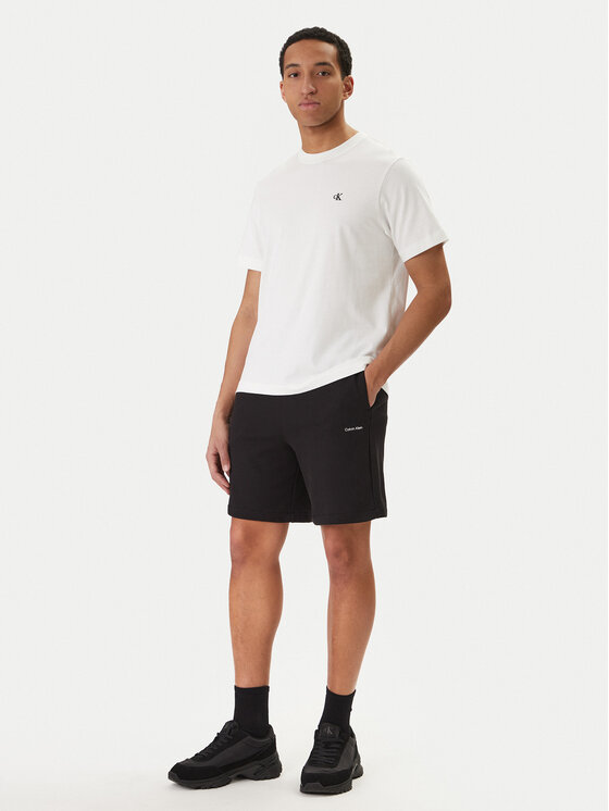 Calvin Klein Calvin Klein Szorty sportowe Nano Logo LV04LF244G Czarny Regular Fit