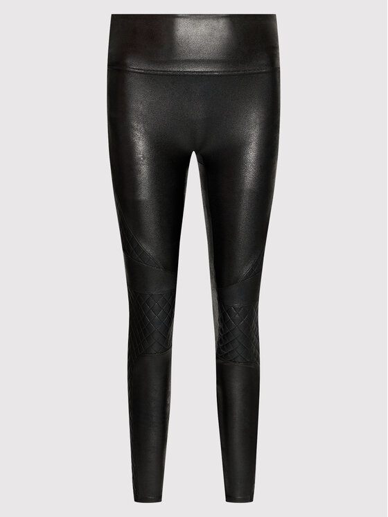SPANX SPANX Κολάν Faux Leather Quilted 20248R Μαύρο Slim Fit
