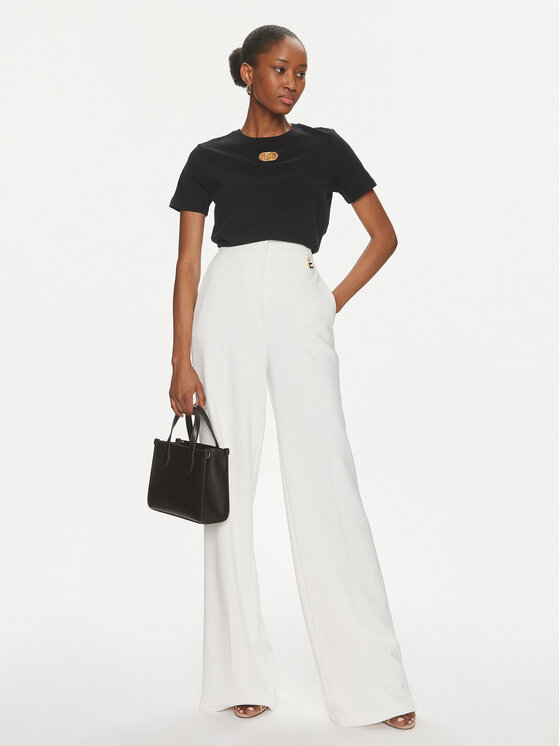 Elisabetta Franchi Elisabetta Franchi T-Shirt MA-52N-41E2-V180 Černá Regular Fit