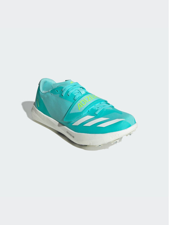 adidas adidas Kolce do biegania Adizero TJ/PV Track and Field Turkusowy