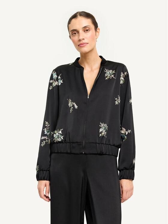 KMX KMX Marynarka 107860007 Czarny Straight Fit