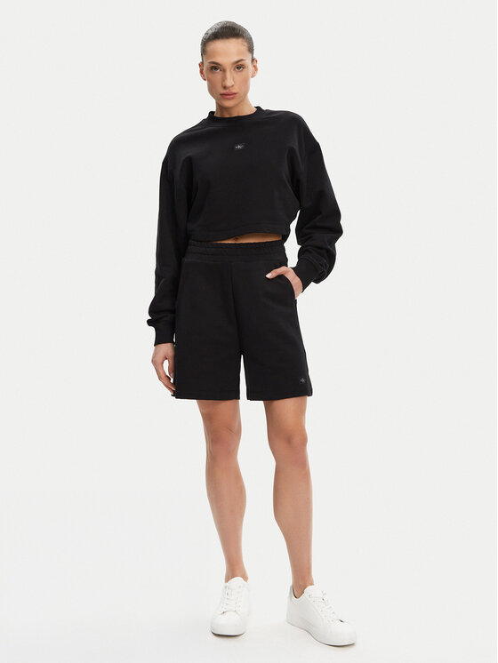 Calvin Klein Jeans Calvin Klein Jeans Mikina J20J225370 Čierna Regular Fit
