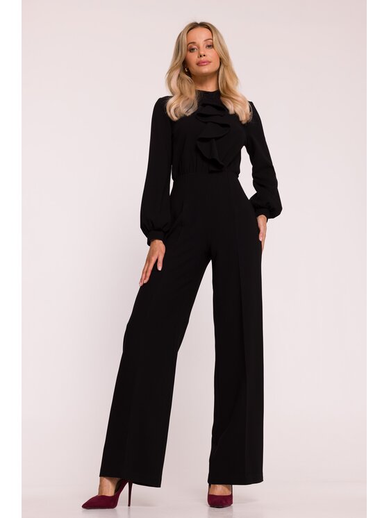 Stylove Stylove Kombinezon S420 Czarny A-Line Fit