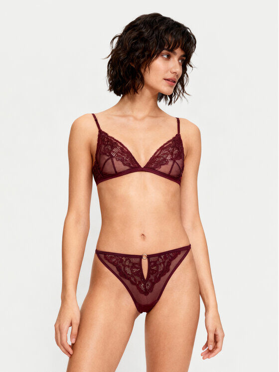 Hunkemöller Hunkemöller Chilot tanga 302380 Vișiniu