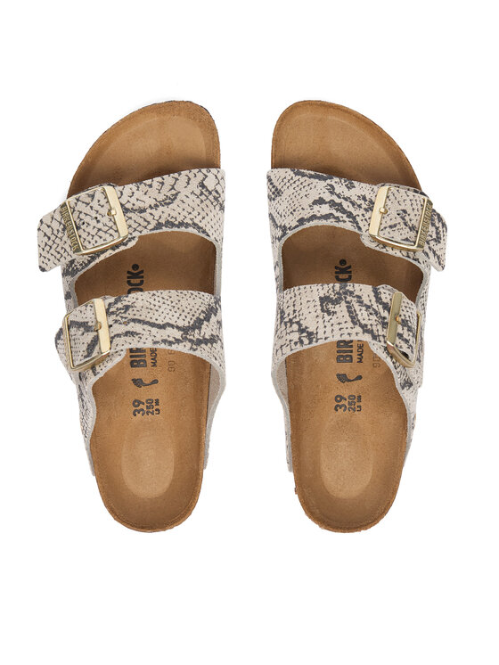 Birkenstock Birkenstock Pantoletten Arizona Print 1033065 Hellbeige