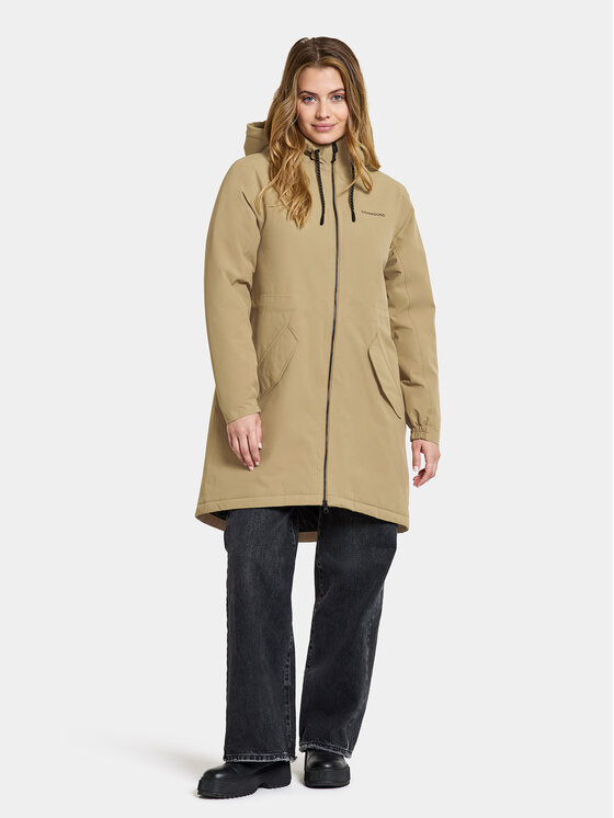 Didriksons Didriksons Parka Marta-Lisa Wns Prk 2 504823 Beżowy Regular Fit