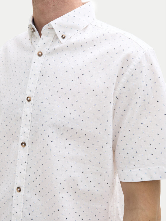 Tom Tailor Tom Tailor Marškiniai 1045099 Balta Regular Fit