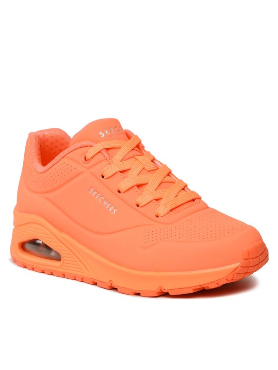 Skechers Skechers Sneakersy Uno Night Shades 73667/ORG Pomarańczowy