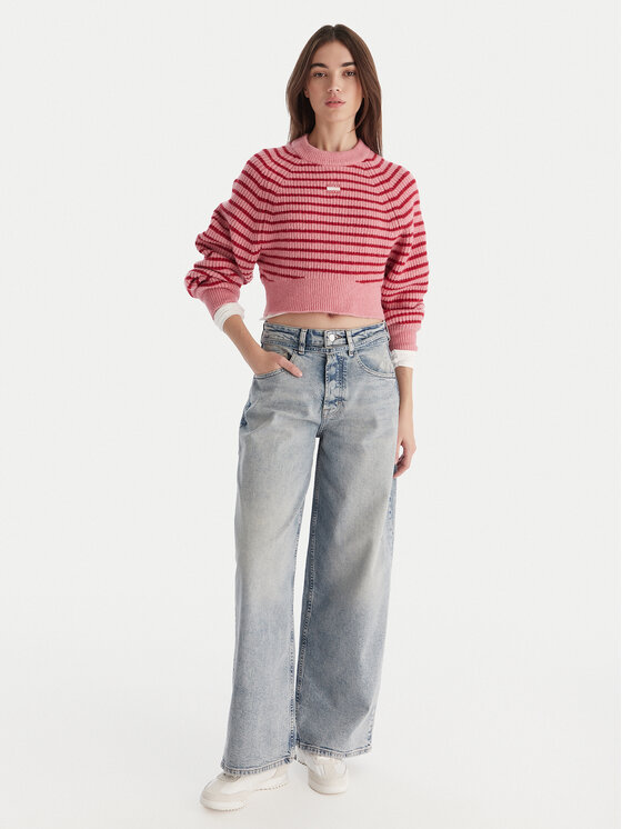 Tommy Jeans Tommy Jeans Blugi Charlie DW0DW20473 Albastru Wide Leg