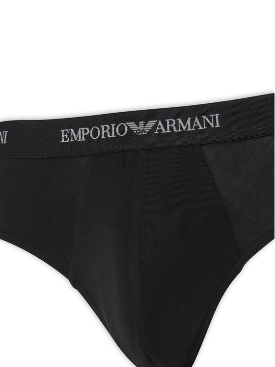 Emporio Armani Underwear Emporio Armani Underwear Set od 3 para muških slip gaća EM000258 AF14132 MC061 Crna