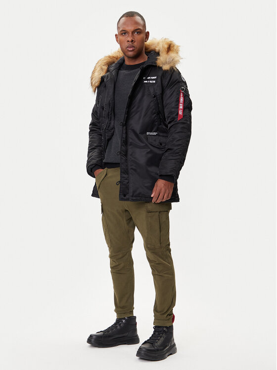 Alpha Industries Alpha Industries Зимно яке N3B Airborne 188141 Черен Regular Fit