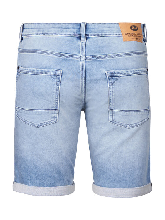 Petrol Industries Petrol Industries Szorty jeansowe M-ROS-SHO001 Niebieski Slim Fit