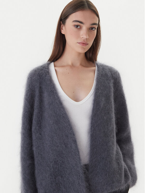 Dixie Dixie Strickjacke M277Y072A 3906 Grau Regular Fit