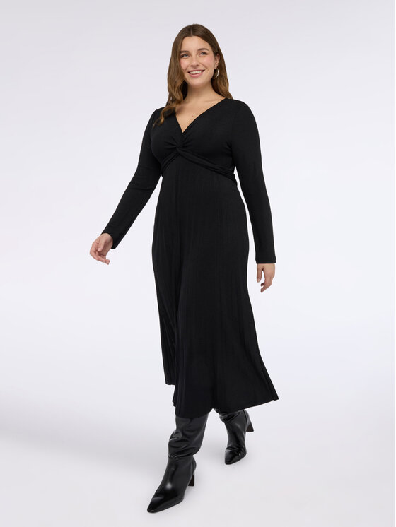 Fiorella Rubino Fiorella Rubino Sukienka wieczorowa 7054T001730N033 Czarny Regular Fit
