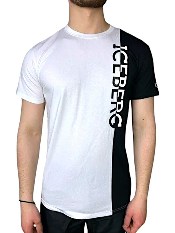 Iceberg Iceberg T-shirt T shirt - Iceberg - vertical 2colors Bianco Regular Fit