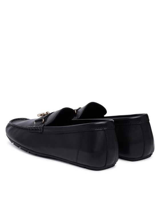 Tommy Hilfiger Tommy Hilfiger Μοκασίνια Enamel Charm Leather FW0FW09532 Μαύρο