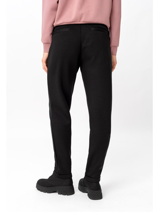 Volcano Volcano Spodnie dresowe N-INFINI Czarny Regular Fit