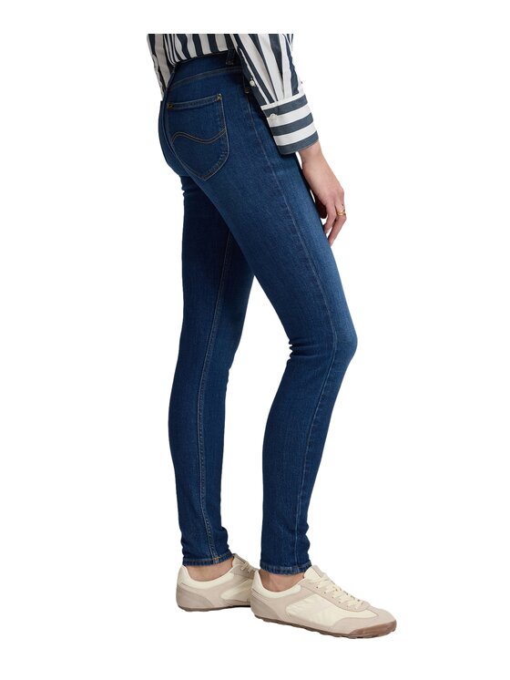 Lee Lee Jeansy 112386144 Niebieski Skinny Fit