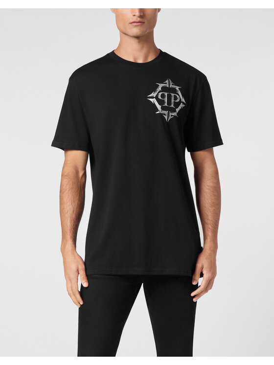 PHILIPP PLEIN PHILIPP PLEIN Tričko 9453 Čierna Regular Fit