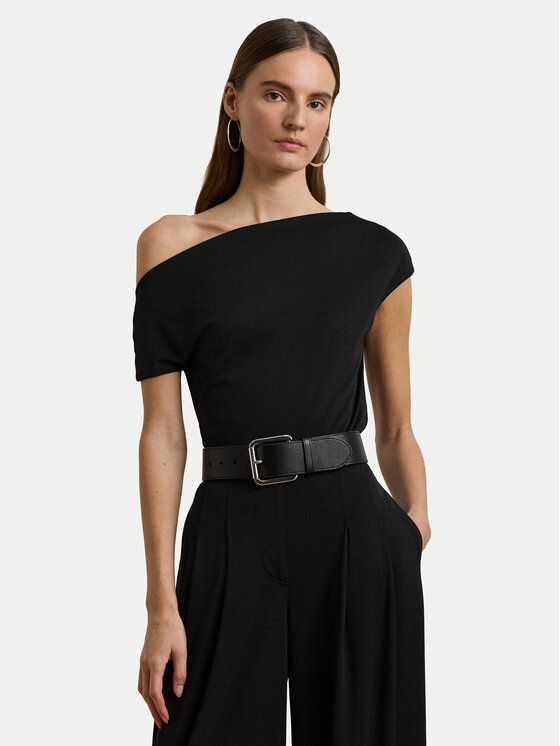 LAUREN RALPH LAUREN Top 200963913002 Nero Slim Fit, taglia : XS