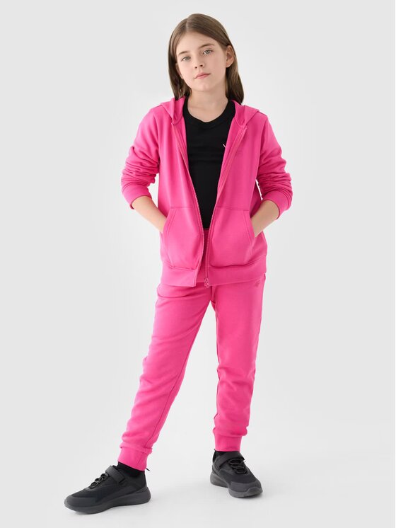 4F 4F Pantaloni da tuta 4FJWMM00TTROF0828-55S Rosa Regular Fit