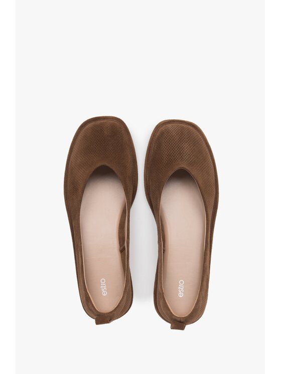 Estro Estro Ballerine ER00116924 Marrone
