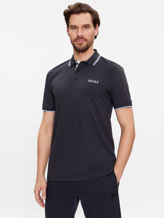 Boss Polo Paddy Pro 50469094 Tumši zils Regular Fit