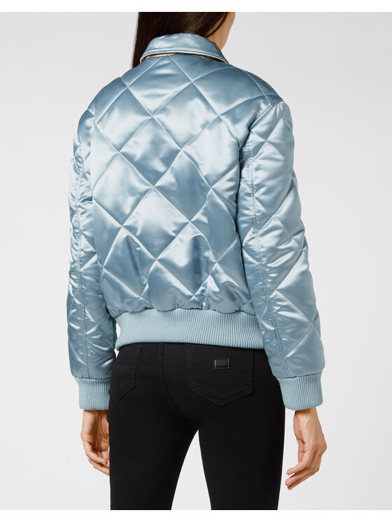 PHILIPP PLEIN PHILIPP PLEIN Bomber 10671 Azzurro chiaro Regular Fit