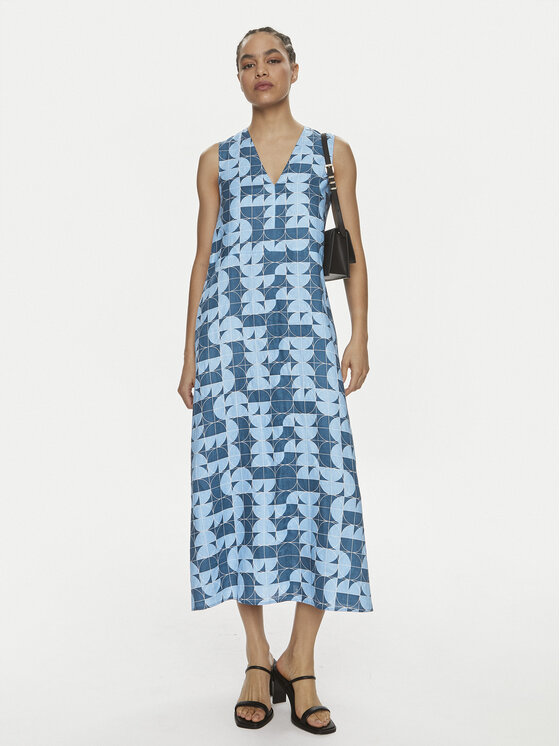 Max Mara Leisure Max Mara Leisure Vsakodnevna obleka Urlo 2416221048 Modra Regular Fit