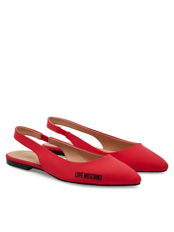 LOVE MOSCHINO LOVE MOSCHINO Baleriny JA11021G1MIM0502 Koralowy