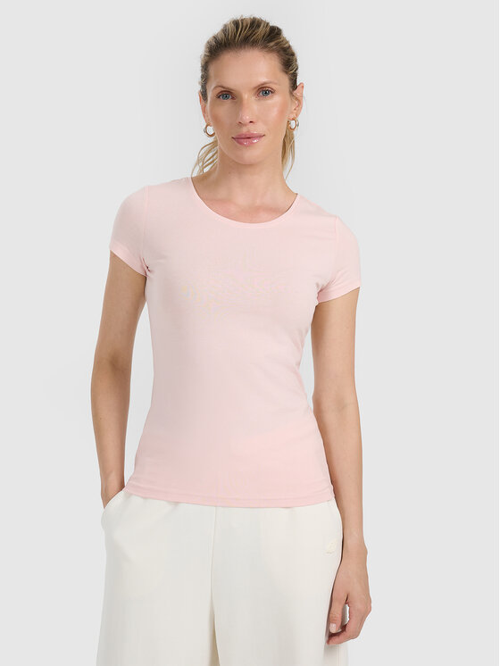 4F 4F T-Shirt NOS Różowy jasny Regular Fit