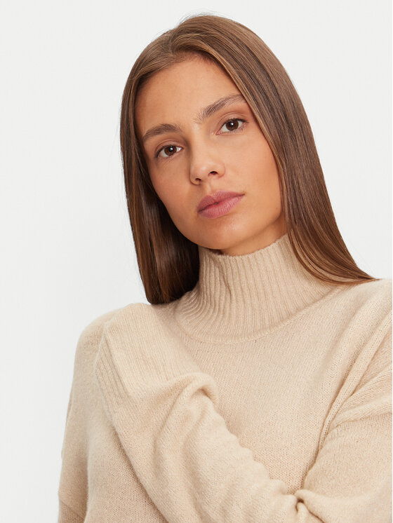 Brave Soul Brave Soul Трикотажна сукня LKD-230MINGLGBST Бежевий Regular Fit