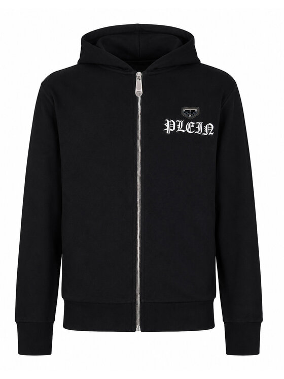 PHILIPP PLEIN PHILIPP PLEIN Mikina 31707 Černá Athletic Fit