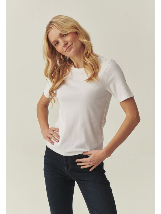 TATUUM Tatuum T-Shirt KIRI Biały Classic Fit