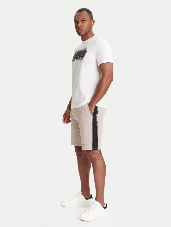 Guess Guess Pantaloni scurți sport Z4RD04 KB3P2 Bej Regular Fit